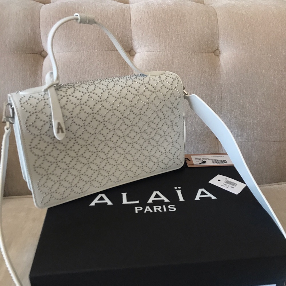 Not for sale Alaia white leather studded bag